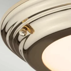 Plafonnier Welland 1 lumière - Laiton poli