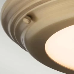 Plafonnier Welland 1 lumière - Laiton vieilli