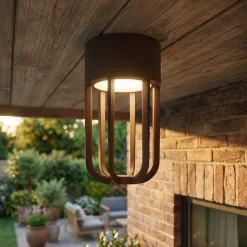 Plafonnier WELLS en aluminium avec LED intégré - Rouille - Lucide