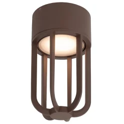 Plafonnier WELLS en aluminium avec LED intégré - Rouille - Lucide