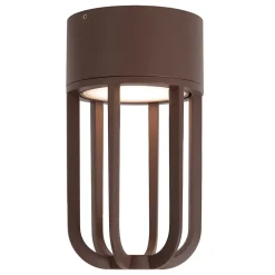 Plafonnier WELLS en aluminium avec LED intégré - Rouille - Lucide