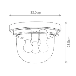 Plafonnier Whistling 3 lumières