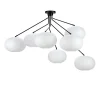 Plafonnier 7xE14, max. 15W, blanc/noir , dimmable - Markslöjd - Galaxy