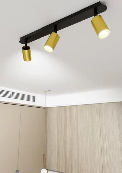 Plafonnier ZEN 3 BLACK, Emibig Lighting, Fabriqué en EU