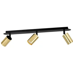 Plafonnier ZEN 3 BLACK, Emibig Lighting, Fabriqué en EU