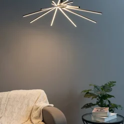 PlafonnierLED 7 tiges noires - Oxo