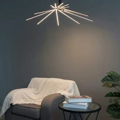 PlafonnierLED 7 tiges noires - Oxo