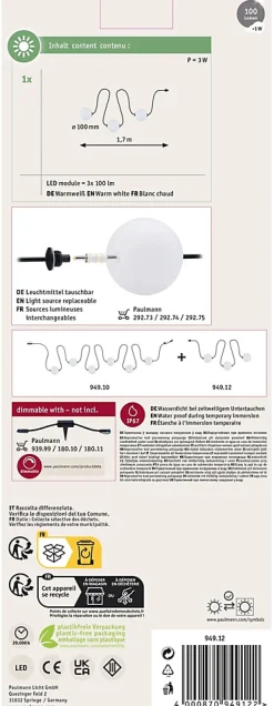Plug & Shine Guirlande LED Naima Kit d'extension