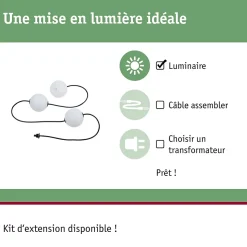 Plug & Shine Guirlande LED Naima Kit d'extension