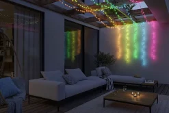 Plug & Shine Guirlande LED Yuna RGB 10m IP44 5W Noir