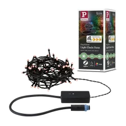 Plug & Shine Guirlande LED Yuna RGB 5m IP44 3W Noir