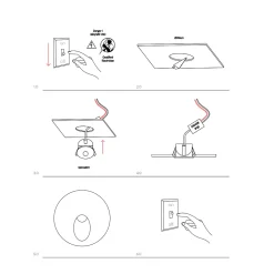 Polo - Spot LED encastrable pour marches Beneito & Faure - 2 W, lumière naturelle 4000K, 65 - Spot encastrable rond noir