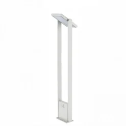 POPA Spot à énergie solaire blanc 100 cm 4000K Luminaire de jardin Beneito Faure