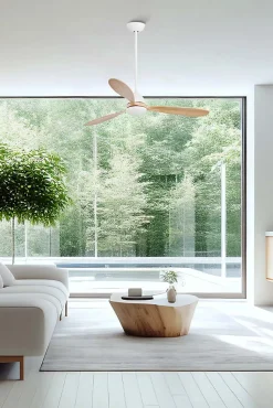 POROS L LED Ventilateur de plafond DC blanc