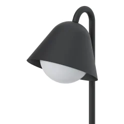 Potelet Denar LED intégrée 700lm 12W IP44 GoodHome gris anthracite