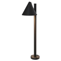 Potelet Eriksson taille S LED intégrée 600lm 8.5W IP44 GoodHome noir