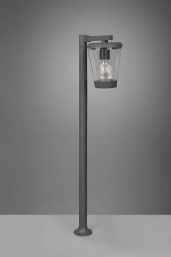 Potelet extérieur culot E27 fonte d'aluminium anthracite - Trio - Cavado