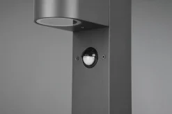 Potelet extérieur GU10 max 35W IP44 fonte d'aluminium anthracite - Trio - Roya