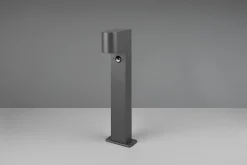 Potelet extérieur GU10 max 35W IP44 fonte d'aluminium anthracite - Trio - Roya