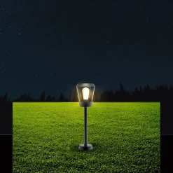 Potelet extérieur Haut 600mm E27 IP54