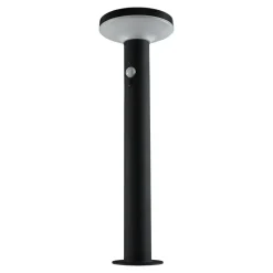 Potelet extérieur solaire LED intégrée Cowhorn noir 650 lm IP44 GoodHome