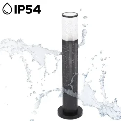 Potelet extérieur TULIS OV 40cm GU10 noir IP54 EDO