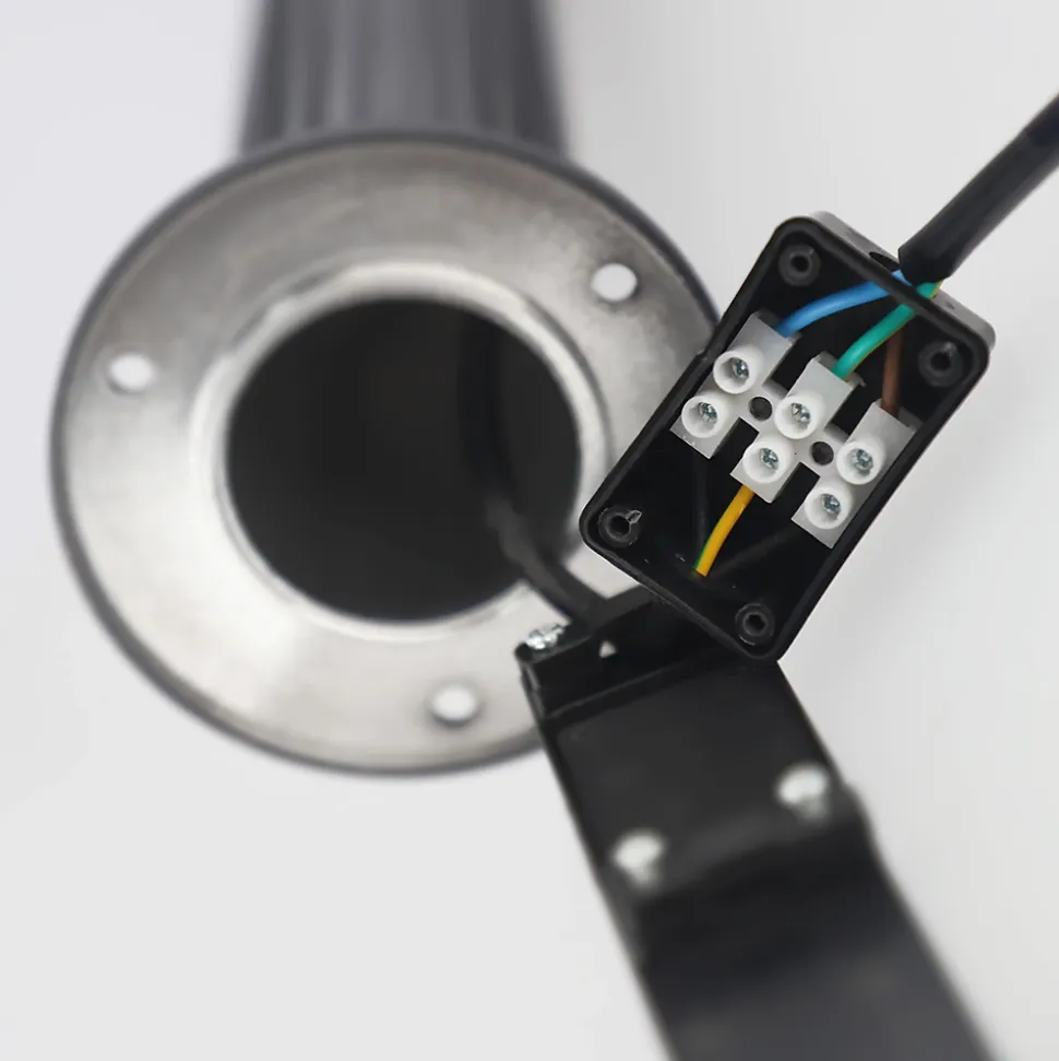 Potelet extérieur type lanterne TORRIN 85 cm IP44 GU10 noir EDO