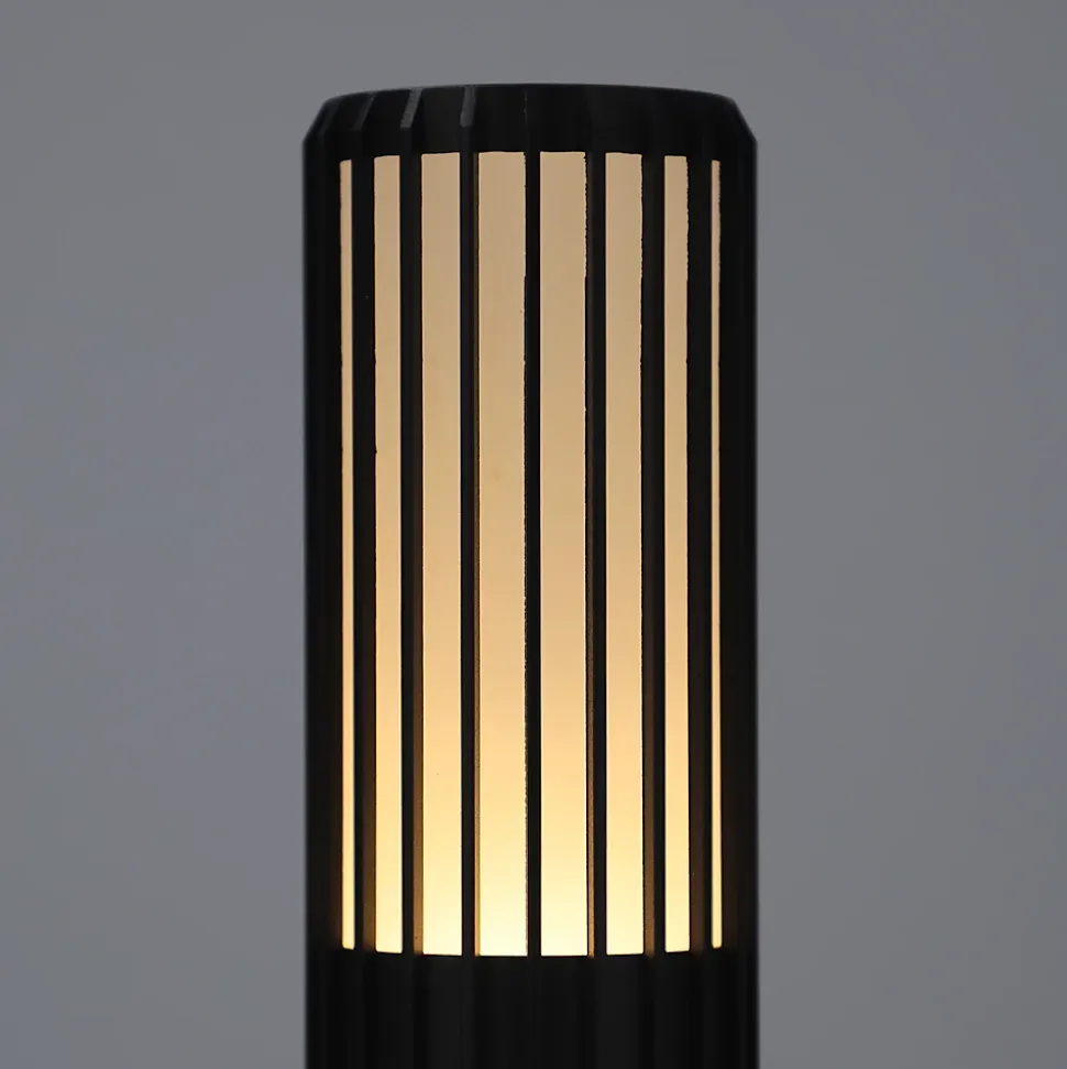 Potelet extérieur type lanterne TORRIN 55 cm IP44 GU10 noir EDO