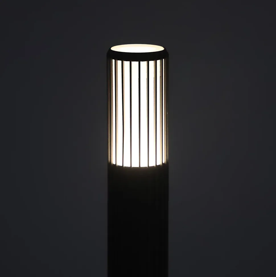 Potelet extérieur type lanterne TORRIN 55 cm IP44 GU10 noir EDO