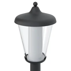 Potelet Haro LED intégrée 1000lm 11W IP44 GoodHome gris anthracite