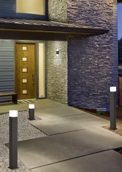 Potelet LED Anthracite 80cm IP44 3,5W 320lm 3000K - Trio - Hudson