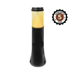 Potelet LED extérieur 750mm - 15W - CCT 2400K/3000K/4000K - Noir - IP65 - Garantie 5 ans