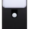 Potelet LED extérieur noir 10,5 W 1700 lm blanc neutre IP54 détecteur de mouvement, GoodHome Wendland