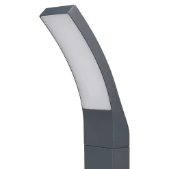 Potelet LED integrée Gambell 1600lm 10W IP44 gris anthracite GoodHome