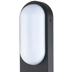 Potelet LED intégrée Bredene 800lm 14W blanc neutre l.11,9 x H.90 x P.14 cm