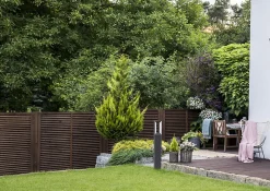 Potelet LED Riforano noir IP44 550lm Eglo