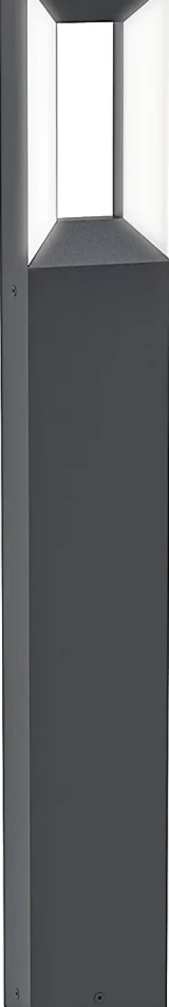 Potelet LED Riforano noir IP44 550lm Eglo