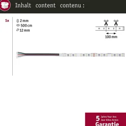 Pro Strip Strip LED Silver P25 830 5m 75W 300lm/m 60 LEDs/m RGBW+