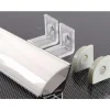 Profilé Aluminium Angle 2m pour Ruban LED Couvercle Blanc Opaque (pack de 5) - SILAMP