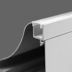 Profilé Aluminium Double Éclairage Modulable Plinthe ou Corniche 2M Blanc - SILAMP