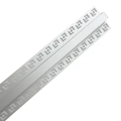 Profilé Aluminium encastrable 1m pour Ruban LED Couvercle Blanc Opaque - SILAMP