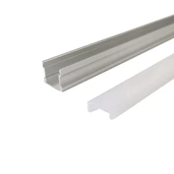 Profilé Aluminium 2m pour Ruban LED Couvercle Opaque - SILAMP