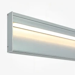 Profilé Aluminium Plinthe Couleur Gris Métallique 2M pour Ruban LED 10mm - SILAMP