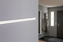 Profilé de strip LED Base IP20 aluminium anodisé, satiné Paulmann L.100 x H.9 x P.17cm