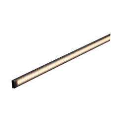 Profilé de strip LED Base IP20 noir Paulmann L.200 x H.9 x P.17cm