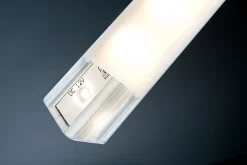 Profilé de strip LED Delta Paulmann IP20 Alu, Satiné L.2 m x P.2 cm x H.2 cm