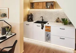 Profilé de strip LED Delta Paulmann IP20 Alu, Satiné L.2 m x P.2 cm x H.2 cm