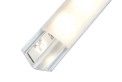 Profilé de strip LED Delta Paulmann IP20 Alu, Satiné L.2 m x P.2 cm x H.2 cm