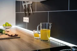 Profilé de strip LED Delta Paulmann IP20 Alu, Satiné L.2 m x P.2 cm x H.2 cm