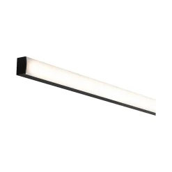 Profilé de strip LED Square IP20 noir et blanc Paulmann L.100 x H.15 x P.23cm